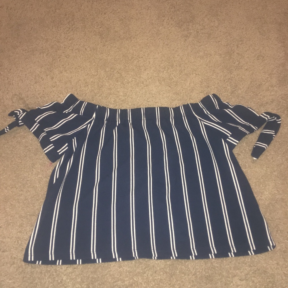 Off the shoulder crop top